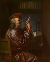 philip-van-dijk-1730-die-boekhouer-kuns-druk-fyn-kuns-reproduksie-muurkuns-id-aqkjq5ftv