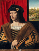 bartolomeo-veneto-1520-porträtt-av-en-gentleman-konsttryck-finkonst-reproduktion-väggkonst-id-aqkshts51