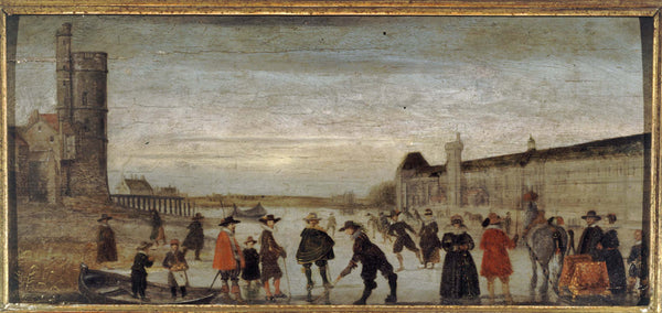 anonymous-1608-skaters-on-the-seine-in-1608-art-print-fine-art-reproduction-wall-art