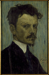 奧洛夫·薩格·納爾遜-1895-自畫像-藝術-印刷-美術-複製-牆-藝術-id-aqm3cgw33