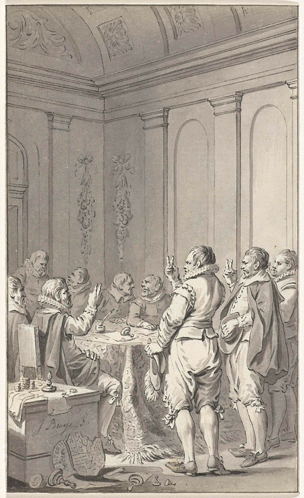 jacobus-buys-1784-the-renunciation-of-philip-ii-by-the-us-1581-art-print-fine-art-reproduction-wall-art-id-aqnbh248l