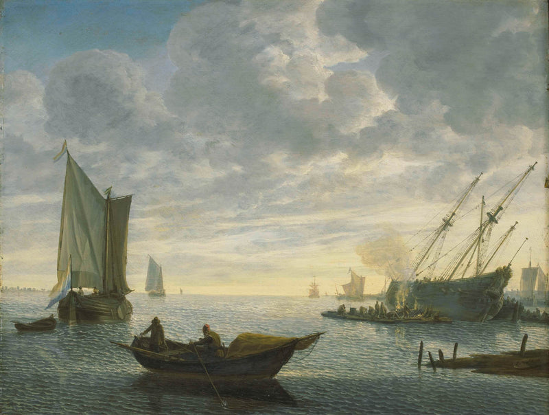 lieve-pietersz-verschuier-1660-caulking-of-a-vessel-art-print-fine-art-reproduction-wall-art-id-aqo71w9d4