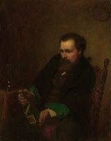 伊士曼·約翰遜 1863 年自畫像藝術印刷美術複製品牆藝術 id-aqoahjocr