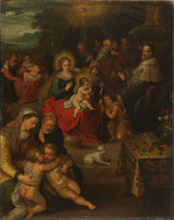 frans-francken-ii-1616-allegori-om-kristen-barnet-som-guds lam-kunsttryk-fin-kunst-reproduktion-vægkunst-id-aqokx350c