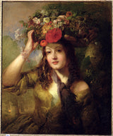 william-etty-1835-the-flower-girl-print-art-print-reproducție-artistică-art-perete-id-aqpbo8ooh