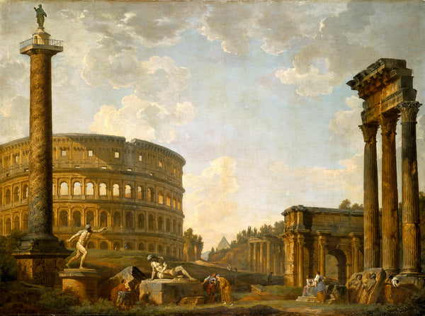 Giovanni Paolo Panini, 1735 - Roman Capriccio: The Colosseum and
