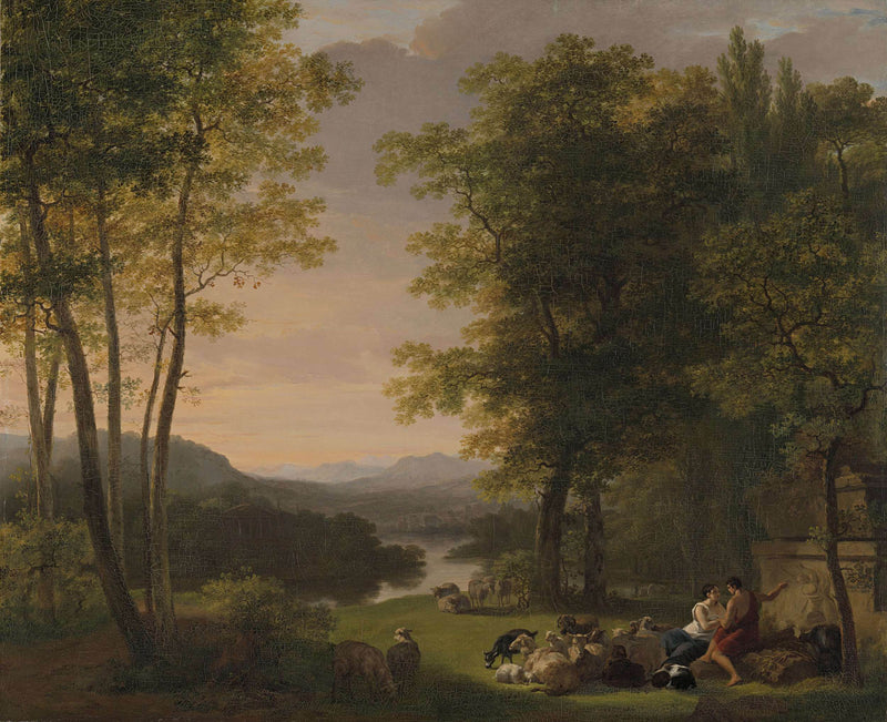 jan-willem-pieneman-1813-arcadian-landscape-art-print-fine-art-reproduction-wall-art-id-aqpzis72y