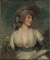 Џон Хопнер-1790-портрет-на-жена-назад-сега-покриен-на-релининг-платно-студија-на-детска-глава-уметност-печатење-фина уметност-репродукција-ѕид-уметност- id-aqq26m56s