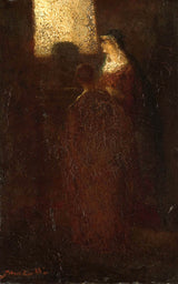 アドルフ・ジョセフ・トーマス・モンティチェリ-1870年-祭壇で-アート-プリント-ファインアート-複製-ウォールアート-id-aqq9osxsw