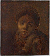 ז'אן-פרנסואה-דוחן-1872-איכר-ראש-לימוד-אמנות-הדפס-אמנות-רפרודוקציה-אמנות-קיר