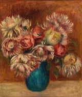 pierre-auguste-renoir-1912-flores-em-um-vaso-verde-flores-em-um-vaso-verde-impressão artística-reprodução-de-arte-parede-id-aqqno02br