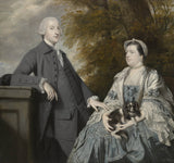 約書亞·雷諾茲爵士-1763-戈弗雷·溫特沃斯先生和夫人的肖像藝術印刷品美術複製品牆藝術 id-aqrntakj