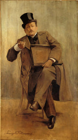 leopold-stevens-1898-partrait-of-georges-courteline-1858-1929-writer-art-print-fine-art-reproduction-wall-art