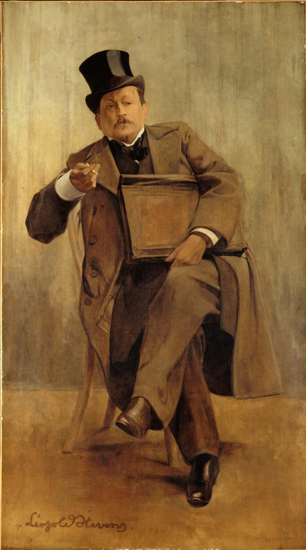 leopold-stevens-1898-portrait-of-georges-courteline-1858-1929-writer-art-print-fine-art-reproduction-wall-art