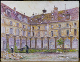 frederik-houbron-1906-abbaye-aux-bois-rue-de-sevres-art-çapı-incəsənət-reproduksiya-divar sənəti