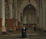 cornelis-de-man-1667-binnekant-van-die-laurenskerk-in-rotterdam-kunsdruk-fynkuns-reproduksie-muurkuns-id-aqsbmuqlr