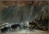 古斯塔夫·庫爾貝-1870-海洋-水龍捲-藝術印刷-美術複製品-牆藝術-id-aqt96kan9