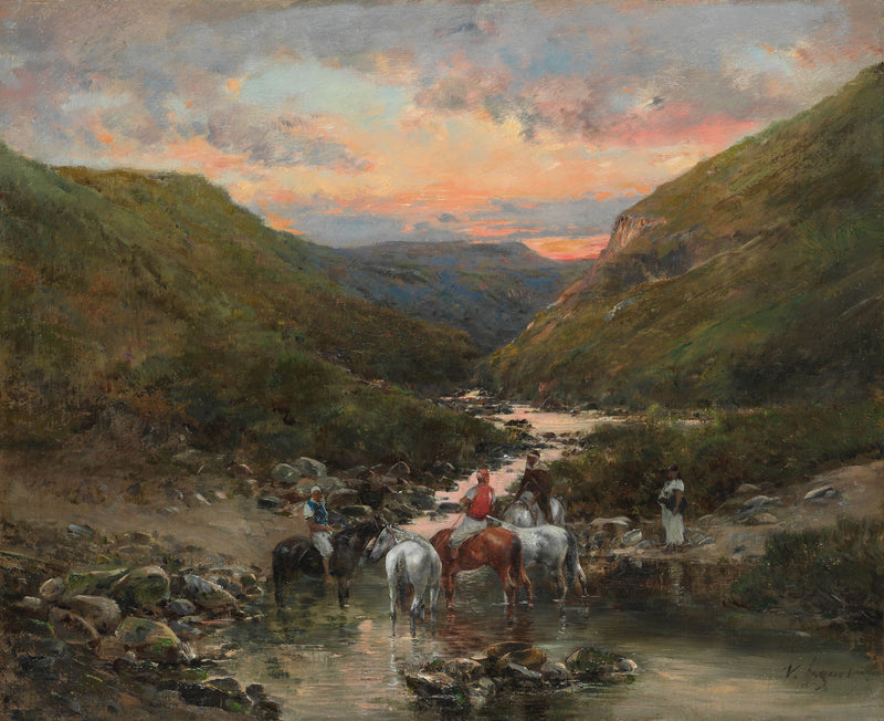 victor-pierre-huguet-1900-ravine-near-biskra-art-print-fine-art-reproduction-wall-art-id-aqtl8svmj