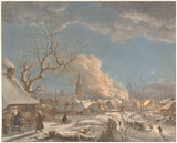 jacob-mèo-1797-đêm mùa đông-lửa-nghệ thuật-in-tinh-nghệ-tái tạo-tường-nghệ thuật-id-aqtwgc2gk