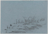 jozef-israels-1834-skets-van-'n-landskapkunsdruk-fynkuns-reproduksie-muurkuns-id-aqu6cwl50