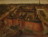 nieznany-1550-widok-z lotu ptaka-vredenburg-vredeborch-zamek-w-druku-reprodukcja-dzieł sztuki-sztuka-ścienna-id-aqudehx1s