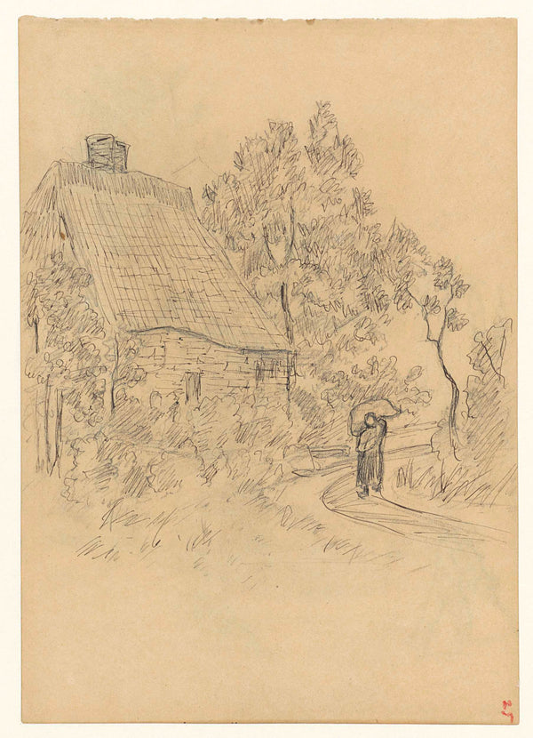 jozef-israels-1834-house-on-a-country-road-with-a-figure-art-print-fine-art-reproduction-wall-art-id-aqvojcisf