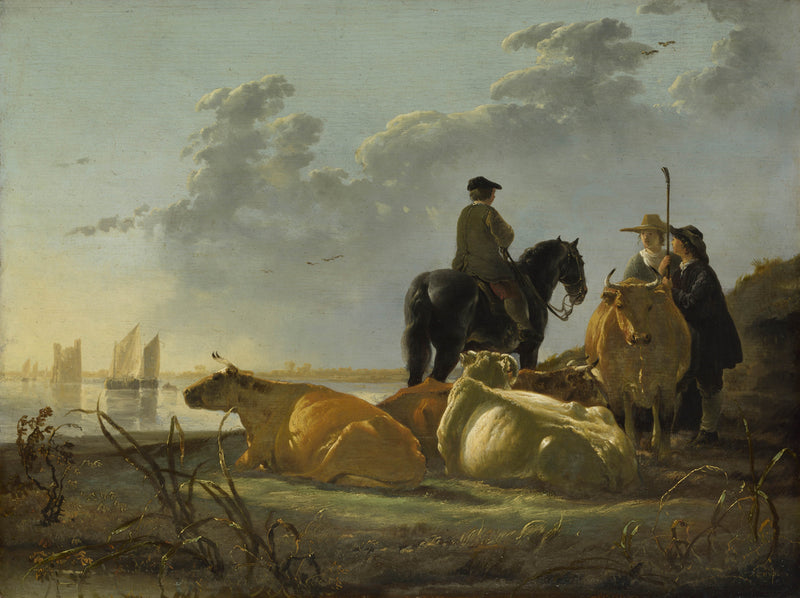aelbert-cuyp-1660-peasants-and-cattle-by-the-river-merwede-art-print-fine-art-reproduction-wall-art-id-aqvp2qhnt