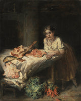 oktava-tassaert-1854-buržoaska kuhinja-umjetnička-štampa-fina-umjetnička-reprodukcija-zidna-umjetnička-id-aqw424icl