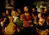 rocco-marconi-1520基督和妇女的迦南艺术印刷精美的艺术复制品墙艺术id aqwalp5mn