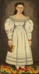 伊拉斯特斯-索爾茲伯里-菲爾德-1848-劉海女孩菲爾普斯-家庭藝術印刷品美術複製品牆藝術 ID-aqx5e08bt