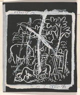 leo-gestel-1891-農民在牧場的樹下休息，與奶牛藝術印刷精美藝術複製品牆藝術 id-aqxlrl9uk