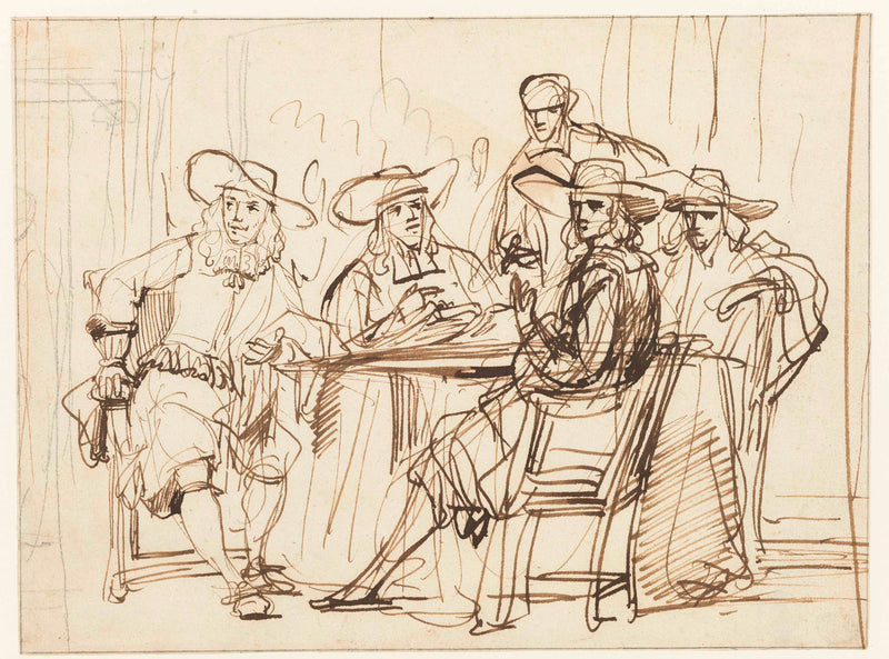 gerbrand-van-den-eeckhout-1667-about-people-of-the-wine-guild-rowers-amsterdam-art-print-fine-art-reproduction-wall-art-id-aqy090snu