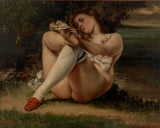 gustave-COURBET-1864-femeie-cu-albe-ciorapi-the-femeie cu-white-ciorapi-art-print-fine-art-reproducere-perete-art-id-aqz64ju4o