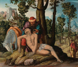 优秀的撒玛利亚人1537的大师，好的撒玛利亚人的艺术印刷精美的艺术复制墙艺术id阿奇兹法迪
