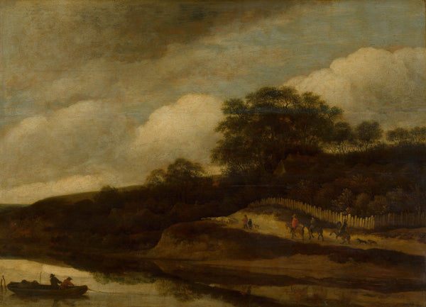 guillaume-du-bois-1657-hilly-landscape-beside-a-stream-art-print-fine-art-reproduction-wall-art-id-aqzwht3tx
