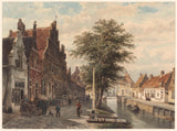 cornelis-springer-1863-view-of-the-canal-in-hasselt-art-print-fine-art-reproduction-wall-art-id-ar0gnfo9x