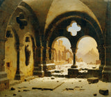 karl-georg-adolph-hasenpflug-1851-klosterruine-im-winter-art-print-fine-art-reproductie-wall-art-id-ar0go78xd