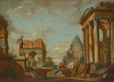 Escola-italiana-1800-paisagem-clássica-arte-impressão-arte-reprodução-arte-parede-id-ar0nj9bv0
