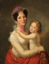 francois-pascal-simon-gerard-eleonora-mayer-dame-to-gravenegg-with-daughter-isabella-art-print-fine-art-reproduction-wall-art-id-ar10u8d59