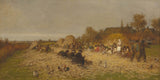 Eastman-Johnson-1876-husking-bee-island-of-nantucket-stampa-d'arte-riproduzione-d'arte-wall-art-id-ar2jzd745