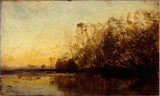 felix-ziem-1850-sončni zahod-umetniški-tisk-likovna-reprodukcija-stenska-umetnost