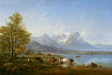 היינריך-בורקל -1839-עמק הגרמיש-הדפס-אמנות-רפרודוקציה-קיר-אמנות-id-ar8xu2yxm