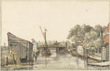gerrit-lamberts-1817-环堤面贝壳桥面向艺术印刷精美艺术复制品墙艺术 id-ara2n47yj