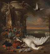 jan-weenix-1714-lov-in-sadje-tihožitje-ob-vrtni-vazi-umetniški-tisk-likovna-reprodukcija-stenska-umetnost-id-ara6ne3ye