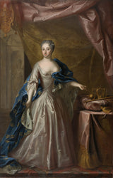 Georg-Engelhard-Schroder-svensk-Ulrika-Eleonora-dy-1688-1741-dronning-of-Sweden-art-print-kunst--gjengivelse-vegg-art-id-araxizm3d