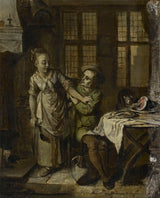 Willem-Joseph-Laquy-1780-galant-scene-in-a-virtuvē-interjera-art-print-fine-art-reproduction-wall-art-id-arc2pmz98