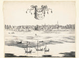 अज्ञात-1679-शहर-खंबात-कैम्बे-कला-प्रिंट-ललित-कला-पुनरुत्पादन-दीवार-कला-आईडी-आर्क3ज़वकत का दृश्य