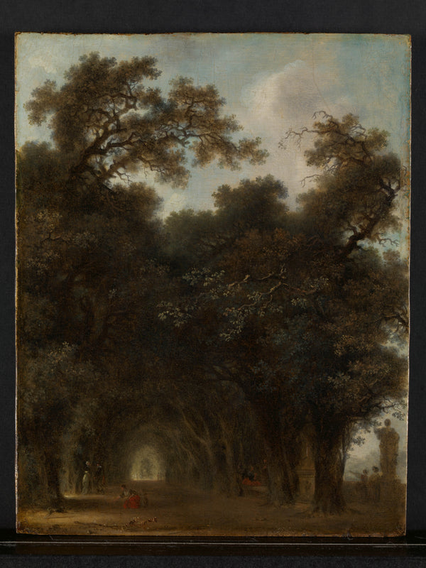 jean-honore-fragonard-1775-a-shaded-avenue-art-print-fine-art-reproduction-wall-art-id-arcl4x5l0