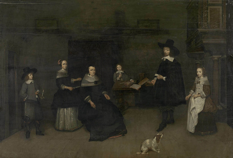 unknown-1649-family-scene-art-print-fine-art-reproduction-wall-art-id-arcqddgt1