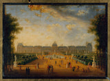 lebelle-1818-來自花園的杜樂麗宮當前第一區藝術印刷品美術複製品牆藝術